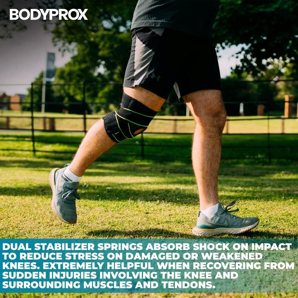 Knee Brace with Side Stabilizers & Patella Gel Pad Support