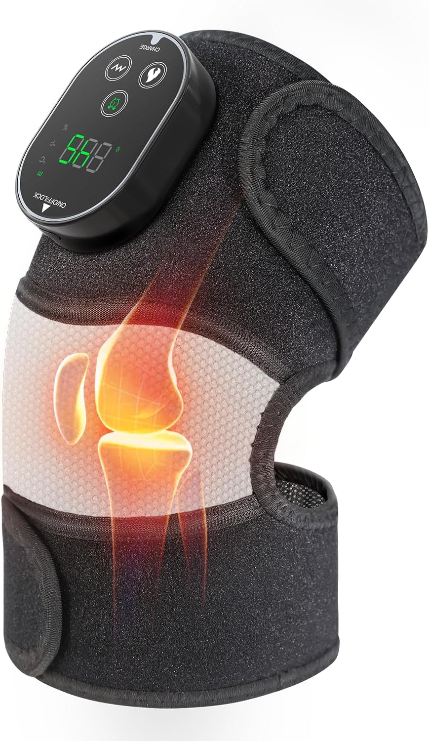 Knee Massager, FSA Eligible 3-in-1 Elbow Shoulder Knee Heating Pad