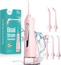 COSLUS ADA Accepted C20 Water Dental Flosser Pick, Professional Set Pink