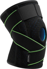 Knee Brace with Side Stabilizers & Patella Gel Pad Support