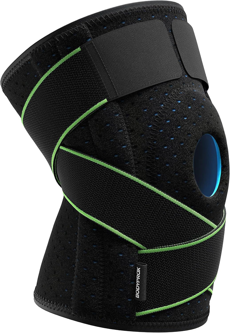 Knee Brace with Side Stabilizers & Patella Gel Pad Support